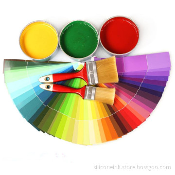 High performance silicone screen printing inks for silicone rubber